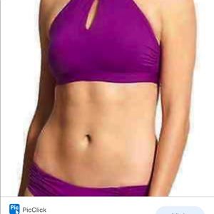 Athleta high neck keyhole bikini top size xs